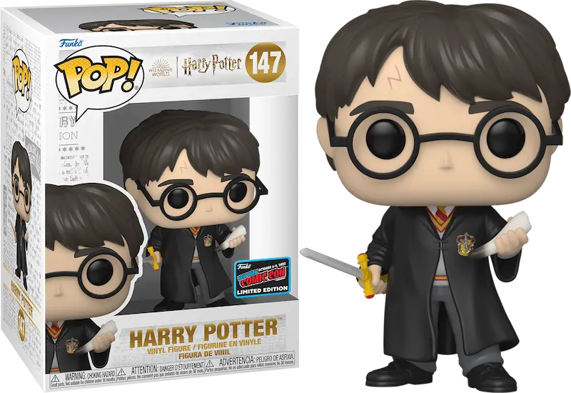 Harry Potter with Sword and Fang Funko Pop NYCC