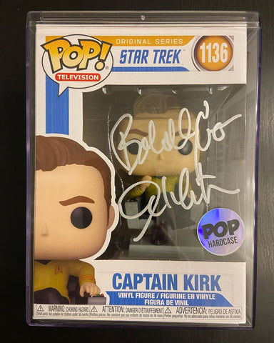 Captain Kirk Signed Funko Pop