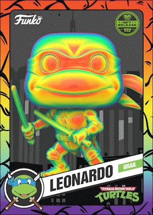 Leonardo Thermal Funko NFT Grail TMNT Teenage Mutant Ninja Turtles