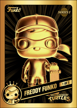Freddy Funko NFT Gold TMNT Teenage Mutant Ninja Turtles