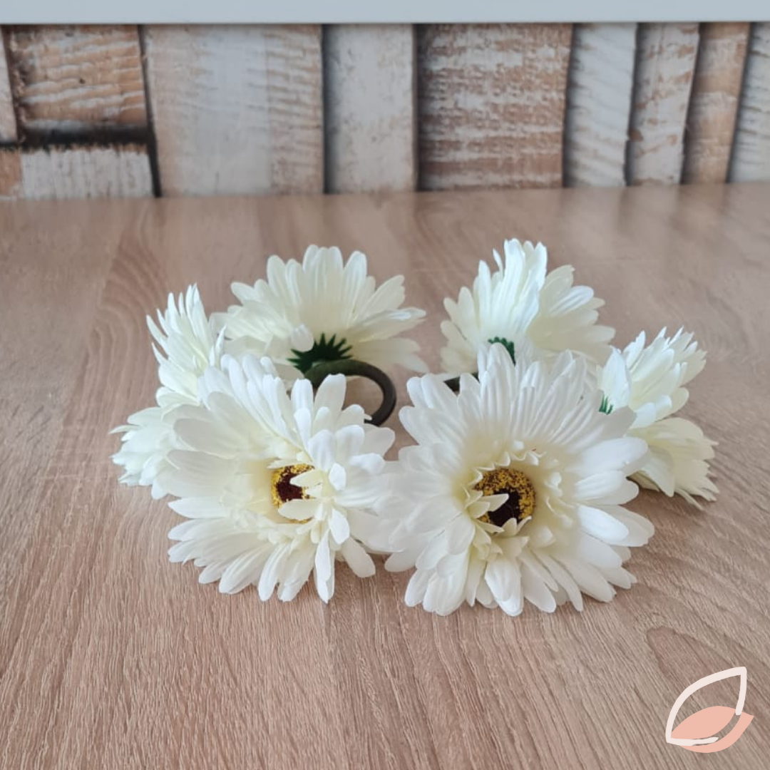 Porta Servilletas Gerberas Blancas – Laura y Luccas