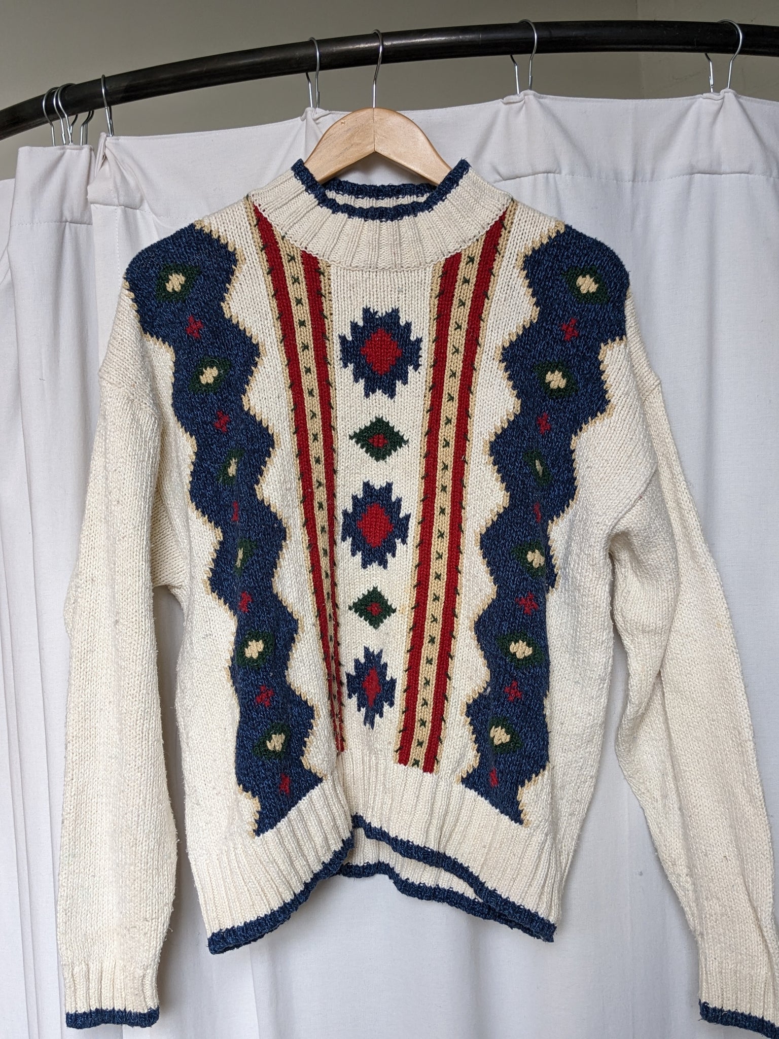 70s/vintage sweater/クロシェ編み/L/THANE www.krzysztofbialy.com