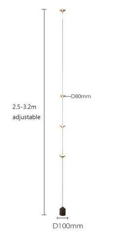 Zenith Floor Lamp Measurement