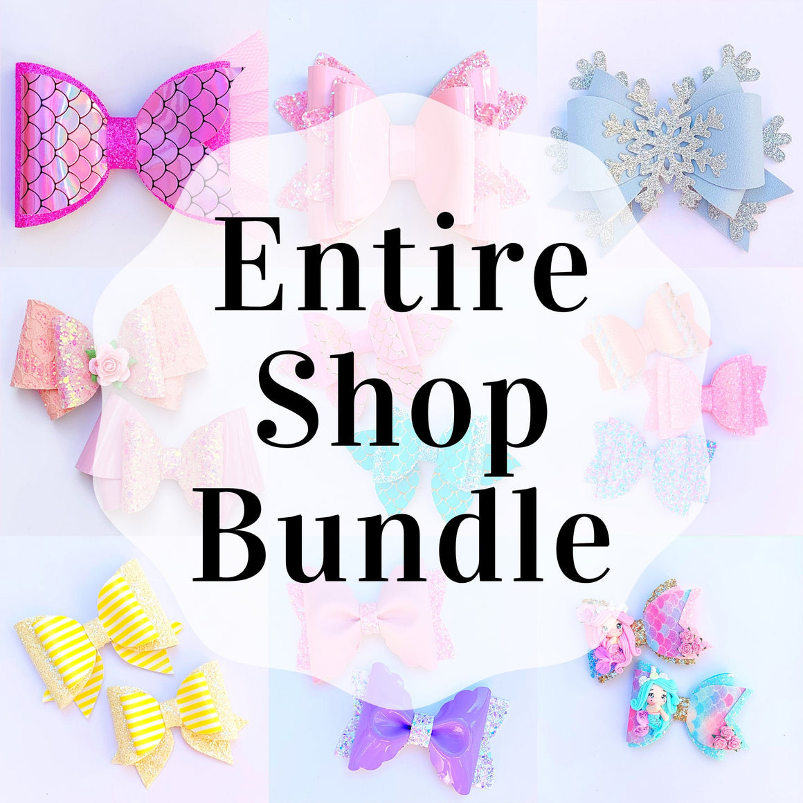 Download Entire Shop Bundle, Hair Bow SVG Bundle, More Than 90 Designs, All Fil - Miss O Designs