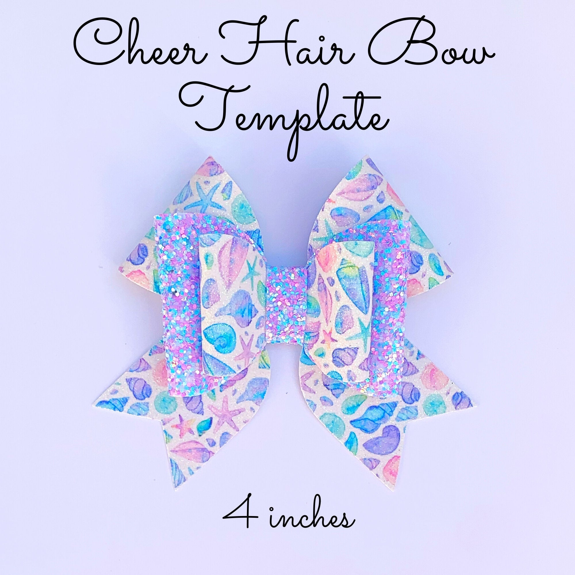 cheer bow template