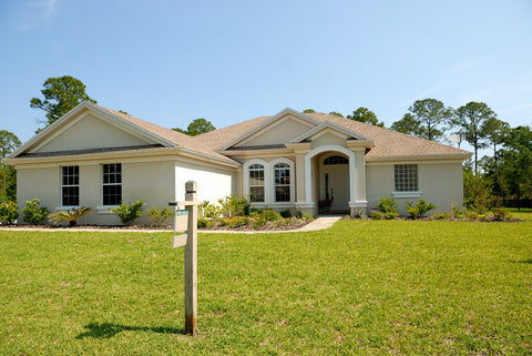 House for sale with nice green grass