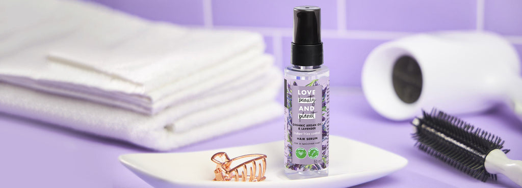 Love Beauty and Planet argan serum with clip
