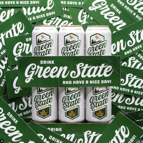 brewery stickers green state