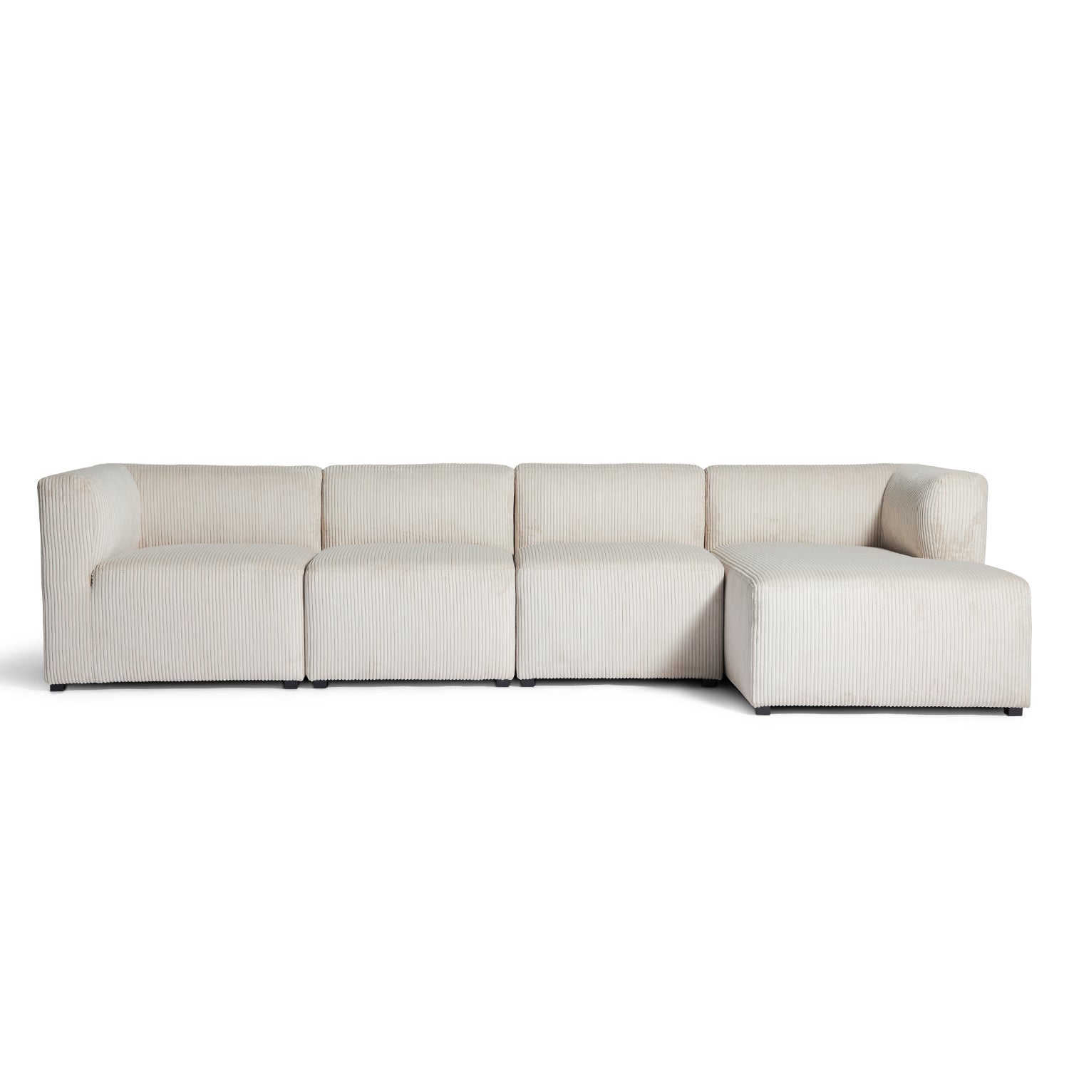 Roma XL chaiselong sofa højrevendt, fløjl