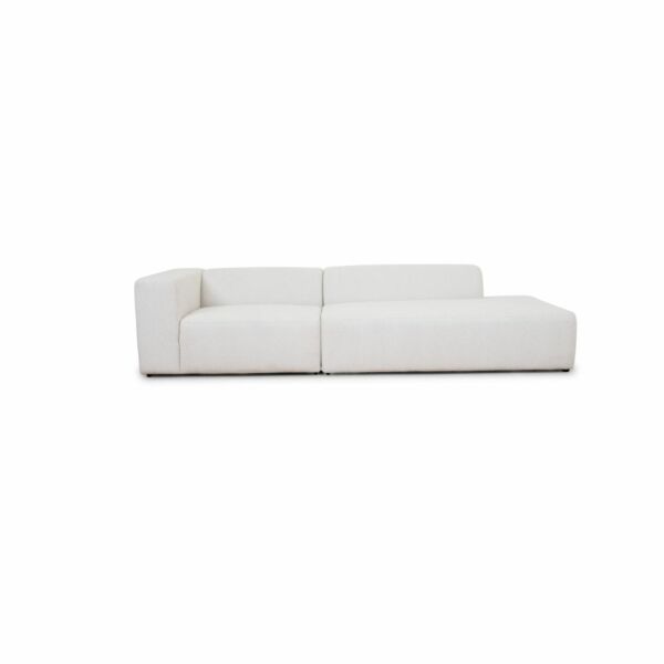 Se Bilbao Lounge sofa, højrevendt, råhvid hos Møbelkompagniet.dk