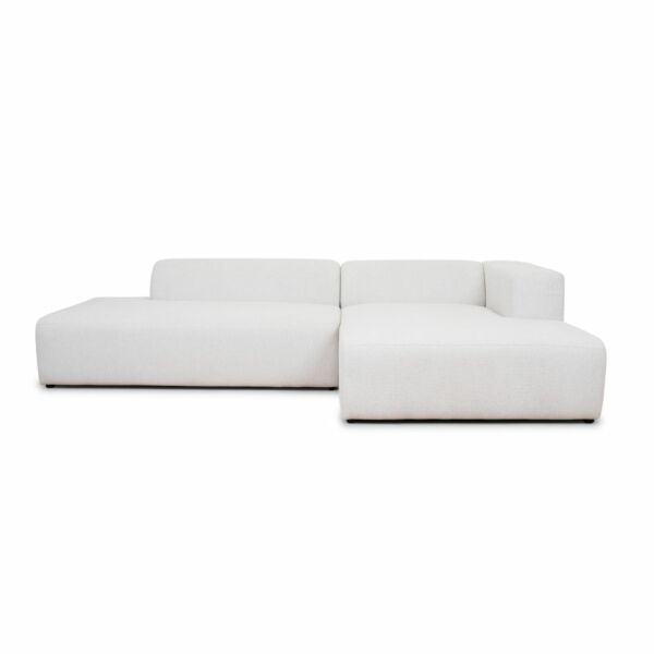 Billede af Bilbao Chaiselong sofa m. hvilemodul, højrevendt, råhvid