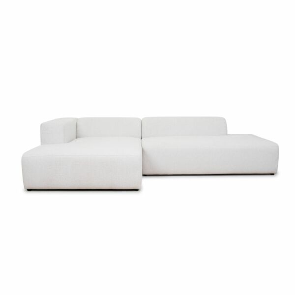 Billede af Bilbao Chaiselong sofa m. hvilemodul, venstrevendt, råhvid