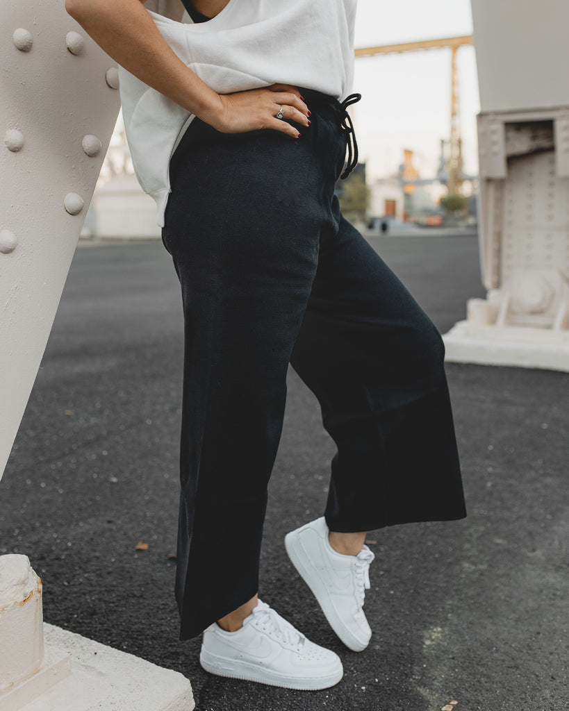 Shop the Empire Wide-Leg Side Pocket Pants Sage