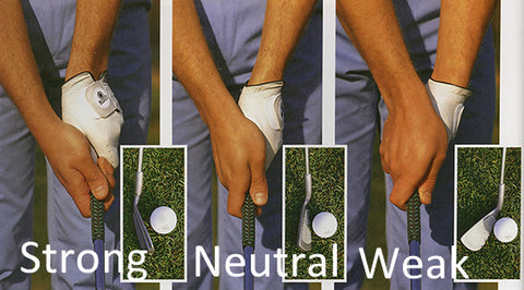 Strong Neutral Weak Golf Grip