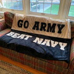 Go Army Beat Navy Blanket West Point Gift Ideas