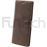 Samsung A72 Leather Wallet Case Color Black