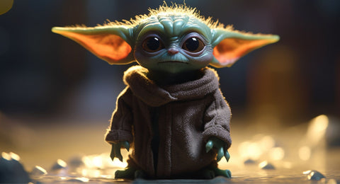 Yoda avec sabre laser