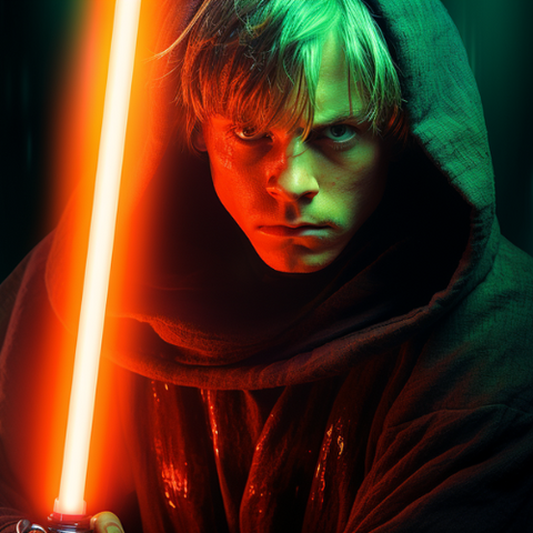 sabre laser luke skywalker