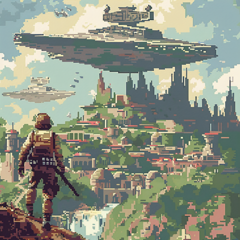 Pixel Art Star Wars