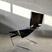 Load image into Gallery viewer, BLACK LEATHER LOUNGE CHAIR &quot;F444&quot; BY PIERRE PAULIN FOR ARTIFORT, NETHERLANDS 1963
