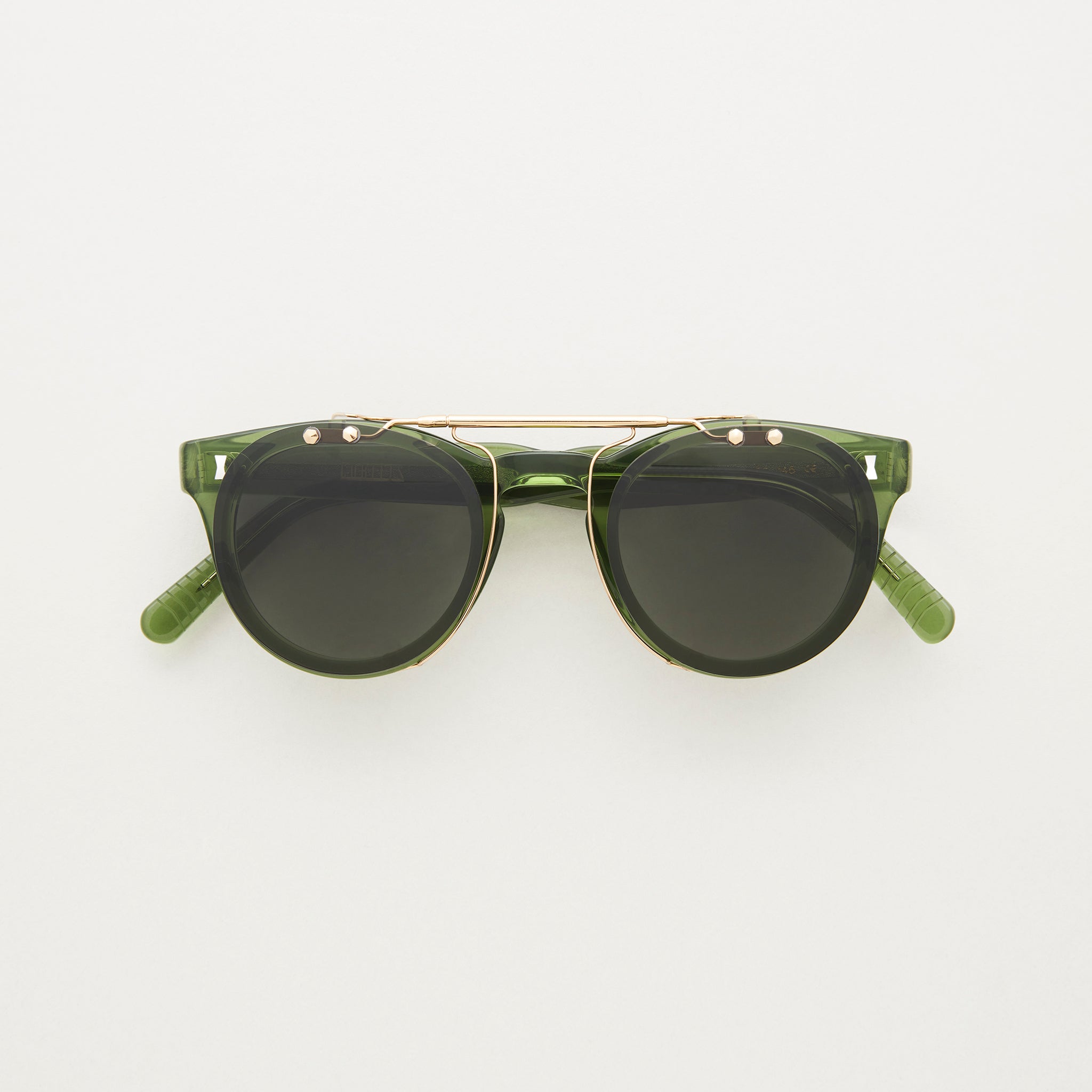 Shop Chic Optic Clip On Sunglasses, Green | Dragon Mart UAE