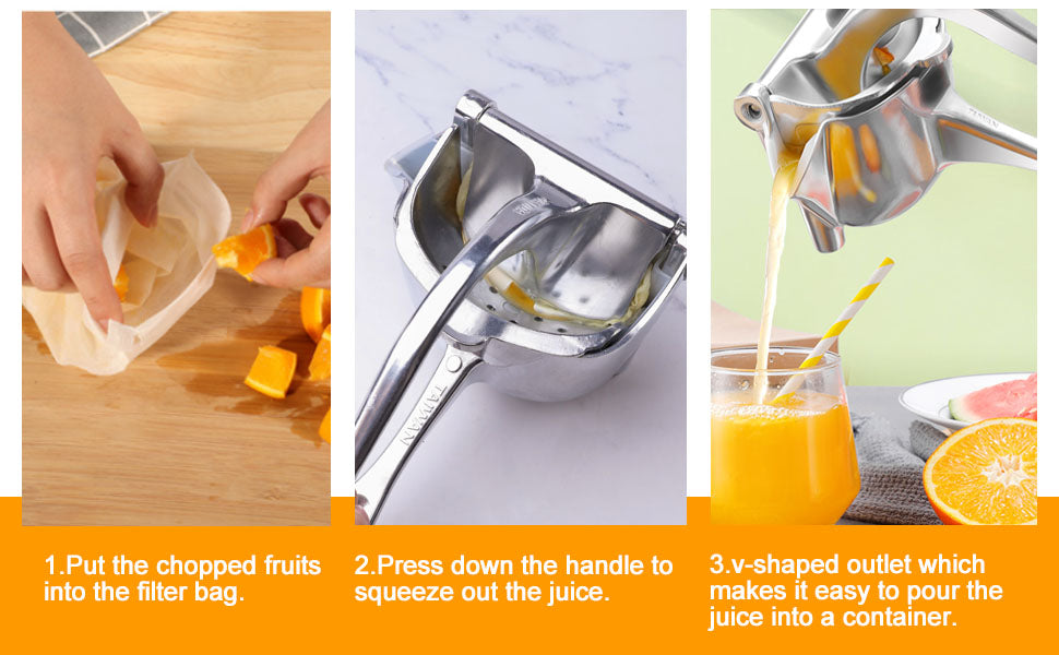 Stainless Steel Manual Juicer