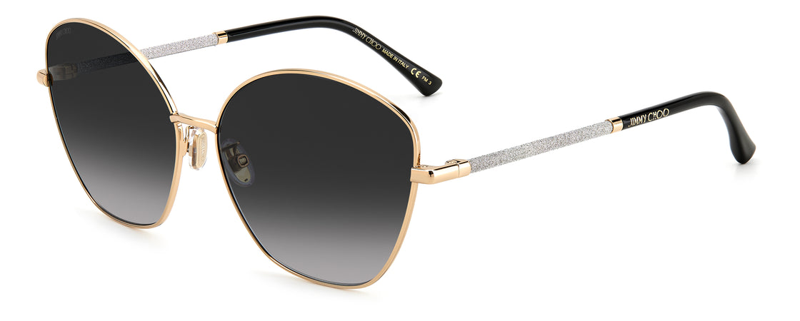 Amazon.com: JIMMY CHOO Butterfly Sunglasses Alexis 2M2IR Gold/Black 59mm :  Clothing, Shoes & Jewelry