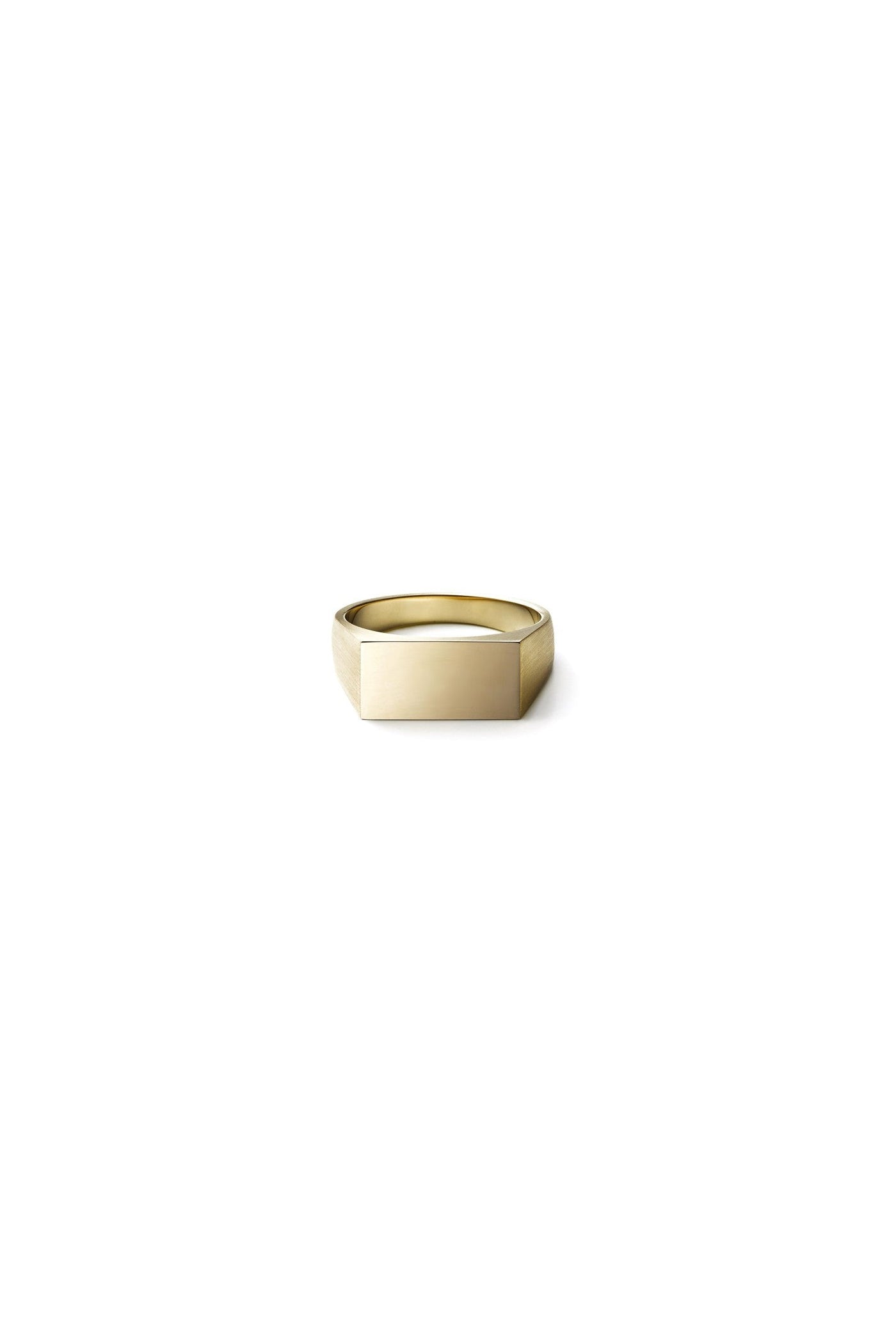 shihara SIGNET RECTANGLE RING S - リング