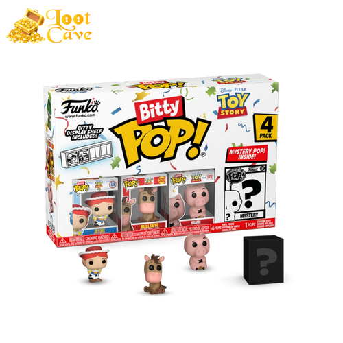 Funko Bitty POP! Five Nights at Freddy's 0.9-in Vinyl Figure Set 4-Pack  (Bonnie, Chica, Freddy, Mystery Pop!)