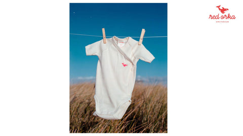 romper drying in the wind