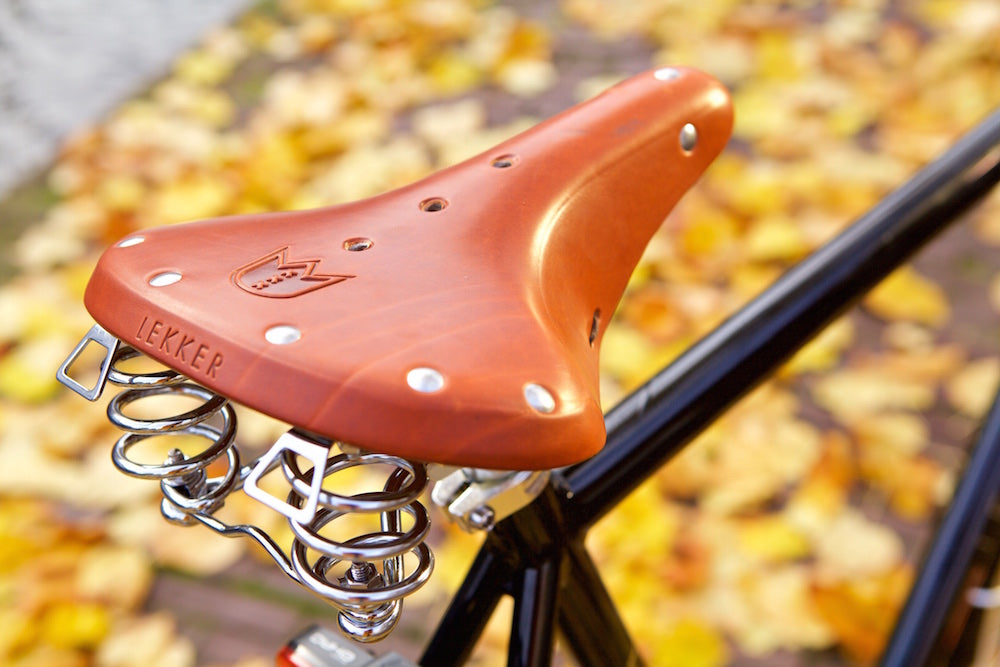 Lekker Bikes leather saddle