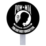 Grave Marker - POWMIA - Aluminum with Vinyl