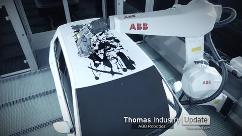 Robot Seamlessly Paints World's First Art Car