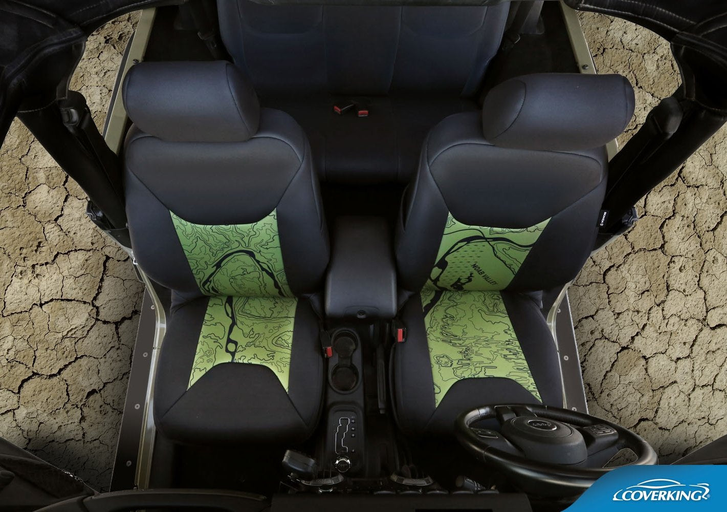 The Best Jeep Topographic Custom Seat Covers | Coverking