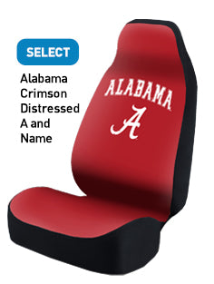 Alabama Crimson Distressed A and Name