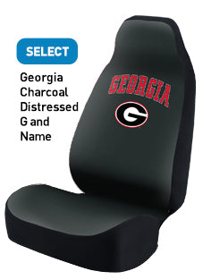 Georgia Charcoal Distressed G and Name