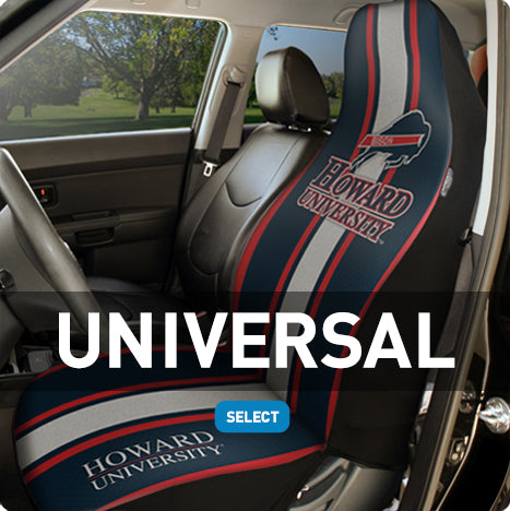 Howard University Universal Fit Seat Covers