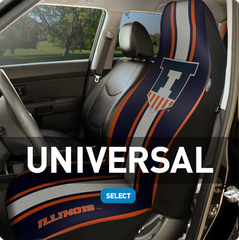 University of Illiinois Universal Fit Seat Covers