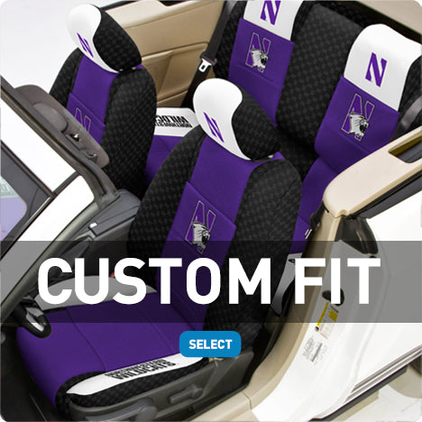 Northwestern University Custom Fit Seat Covers
