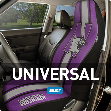 Northwestern University Universal Fit Seat Covers