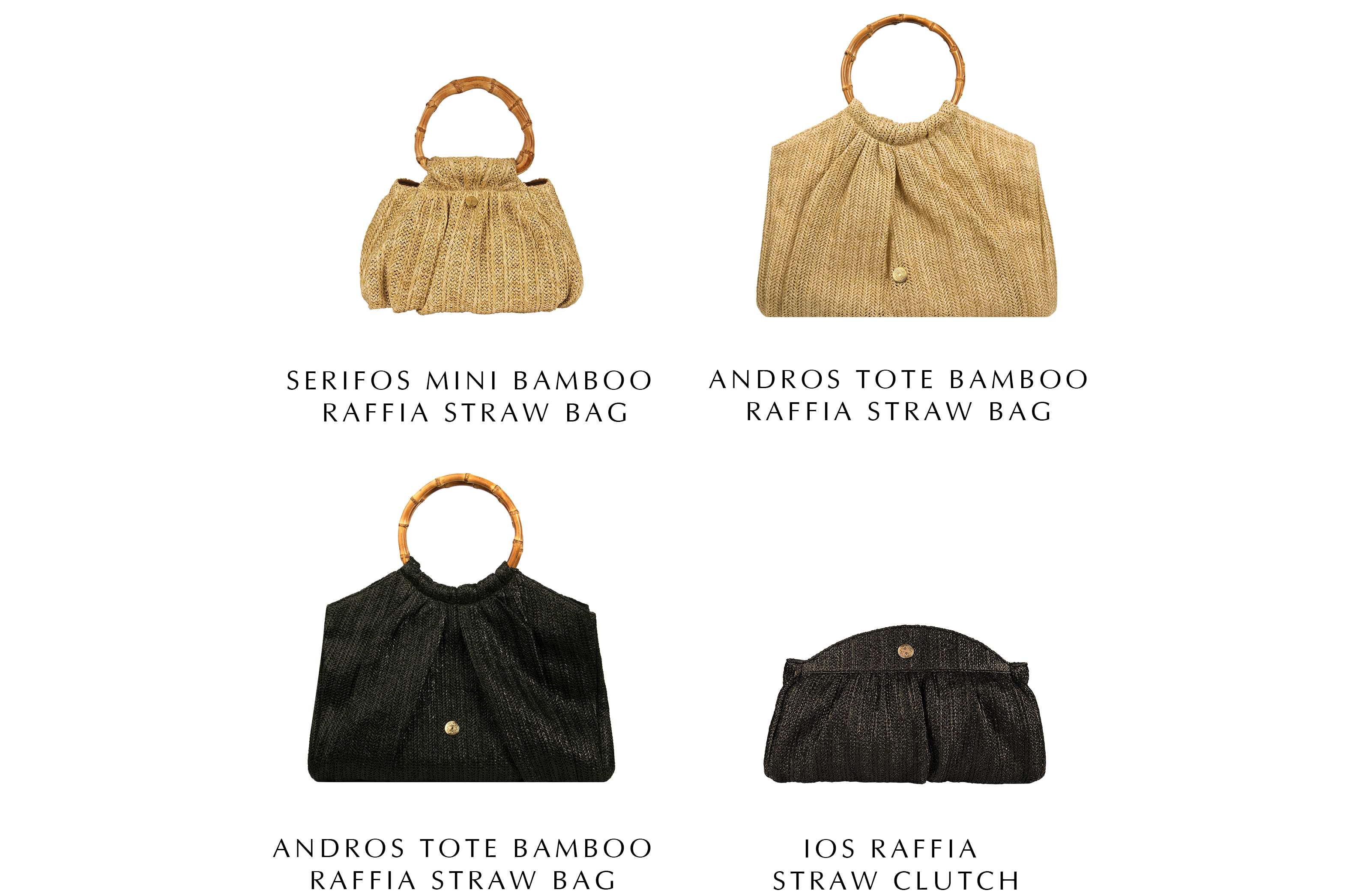 Apoella Raffia Bags