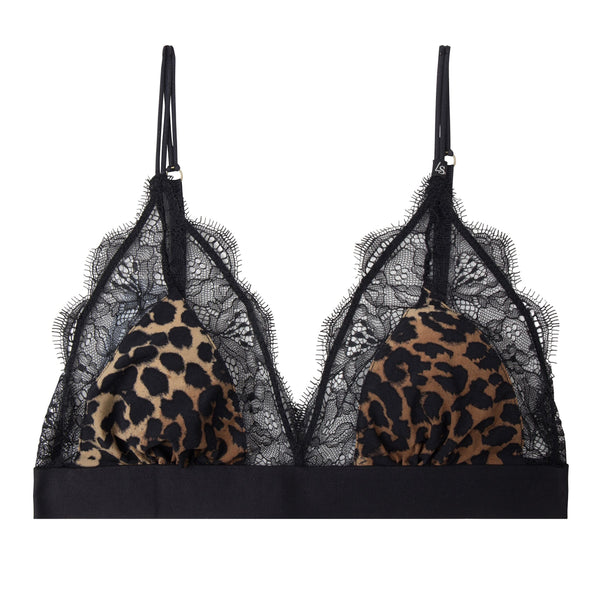 Love Lace Bralette Medium Brown - Love Stories