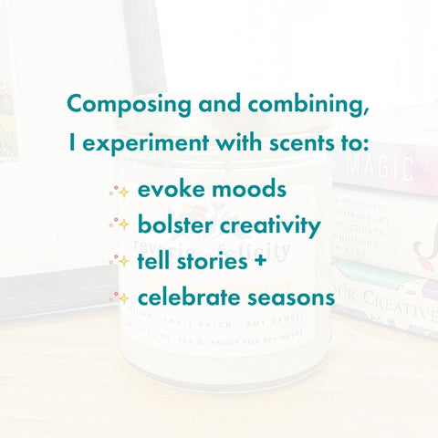 Composing and combining, I experiments with scents to evoke moods, bolster creativity, tell stories and celebrate seasons.