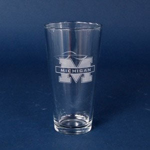 personalized pub glass