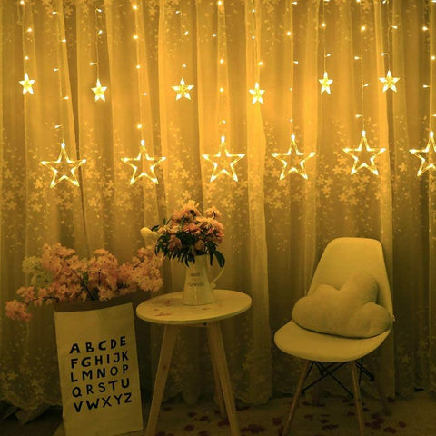 Led Star Curtain Lights