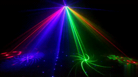 Nine eyes laser party light