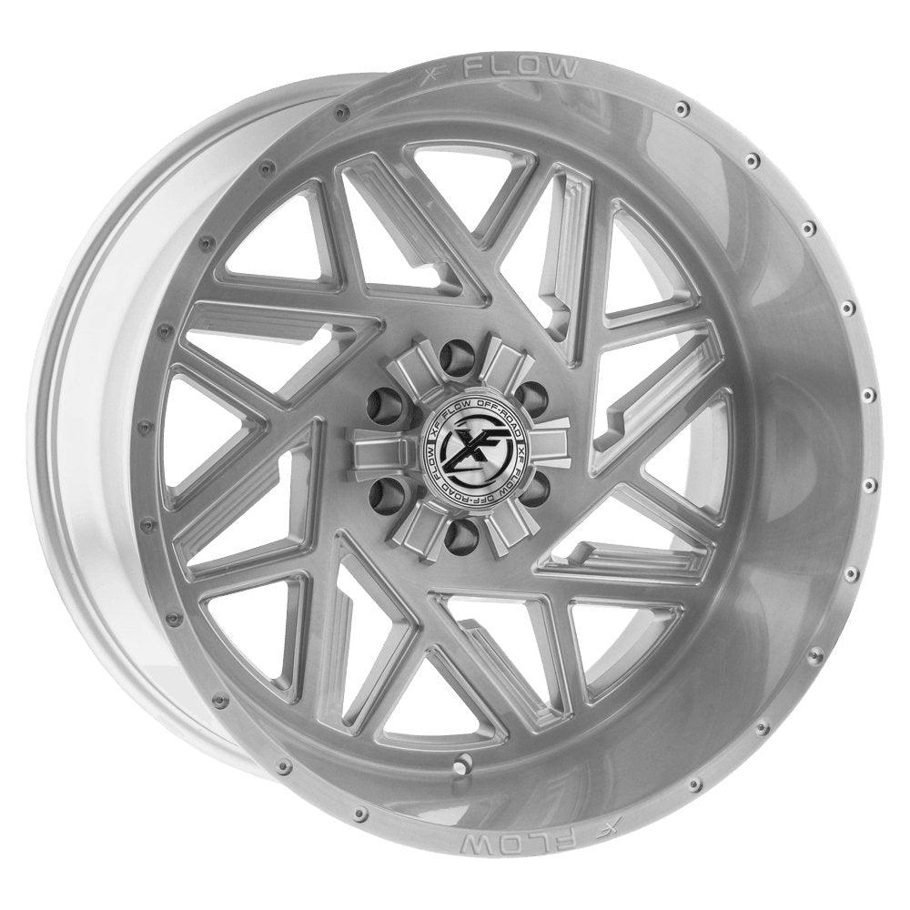 20x10 XFX Flow XFX-306 6x135 6x5.5 Brushed & Milled Offset (-12) Center Bore (108) XFX-306201061351397-12BRMW