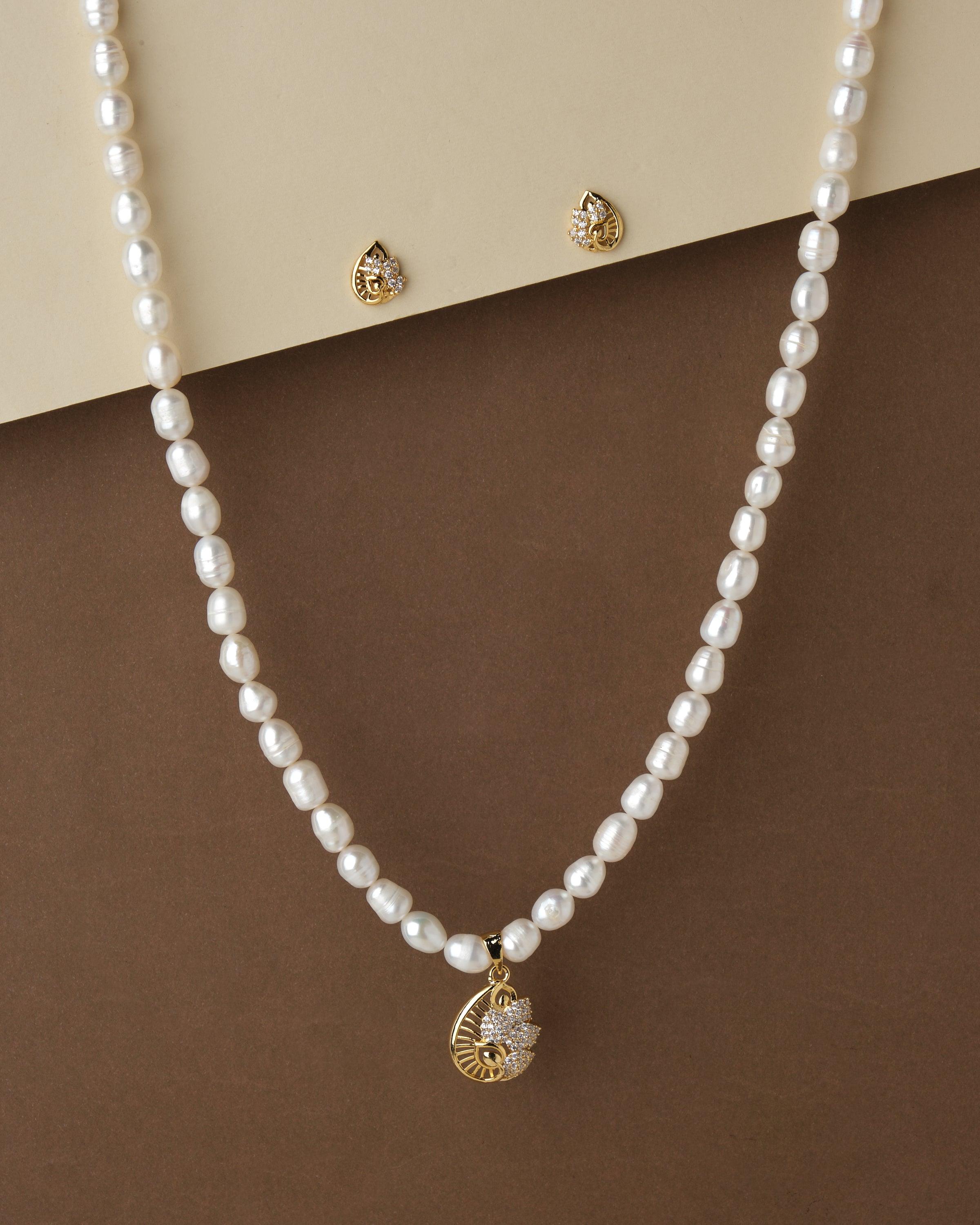 Pearl Gem Drop Necklace – Loren Stewart