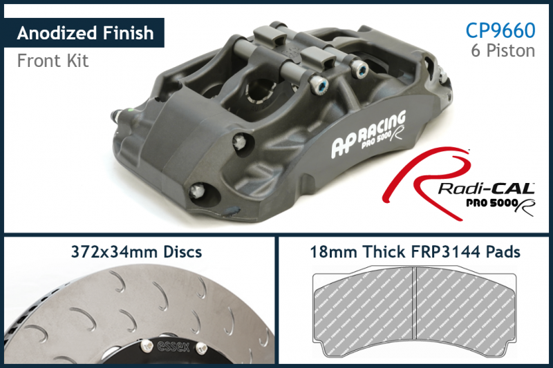 AP Racing - Radi-CAL CP9660/372mm Competition Front Brake Kit - BMW E82 1M