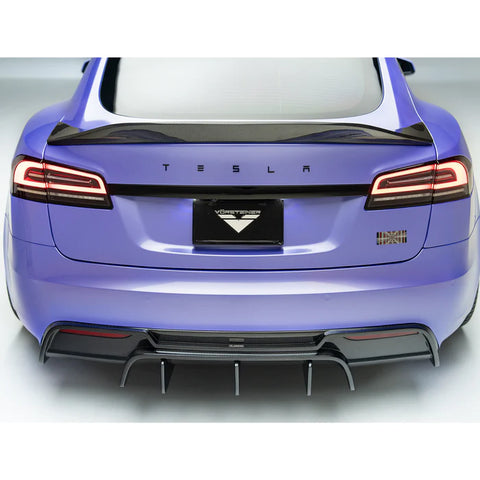 4 Stück Auto Kohlefaser Einstiegsleisten für Tesla Model S 2012